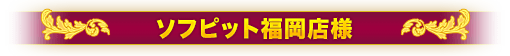 ソフピット福岡店様